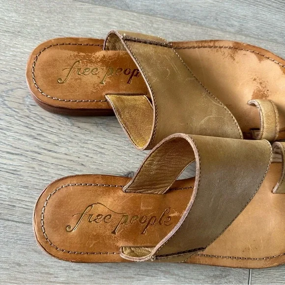 Free People Sant Antoni Slides Sandals Sz 6.5 - Picture 5 of 9